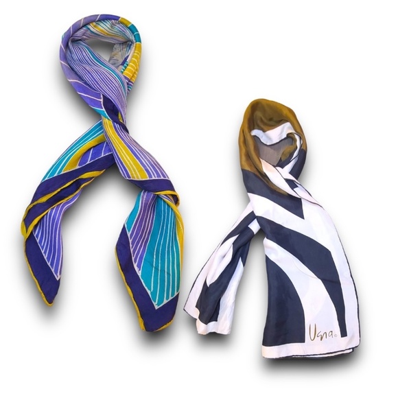 vera neumann Accessories - (2) VERA NEUMANN SILK SCARVES!
